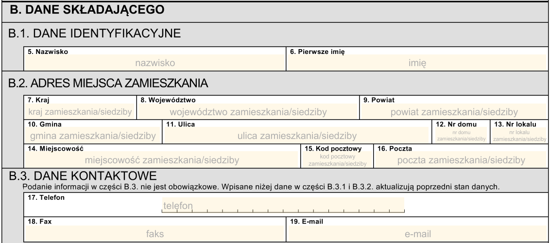 Kod pocztowy. Pit 37word.